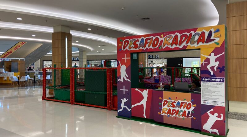Mundo Radical é a nova atração infantil do Shopping Granja Vianna