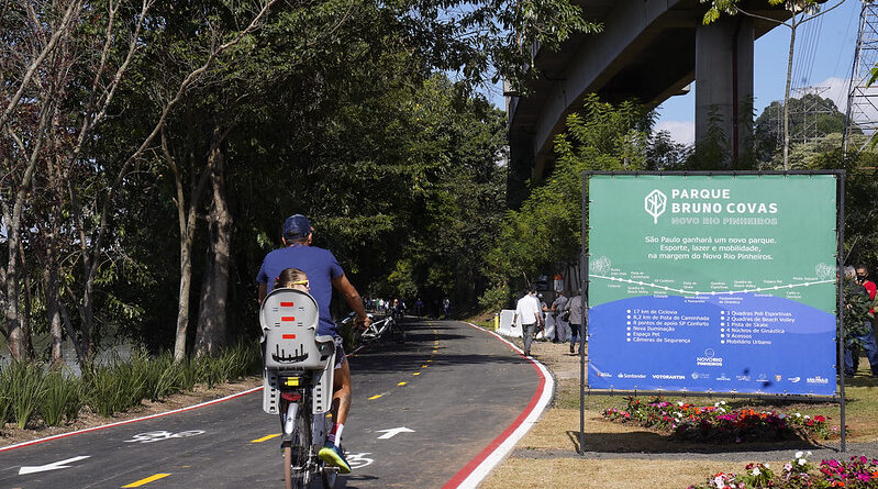 Parque Bruno Covas, em São Paulo, será inaugurado em junho com áreas de lazer, lojas e mirante flutuante