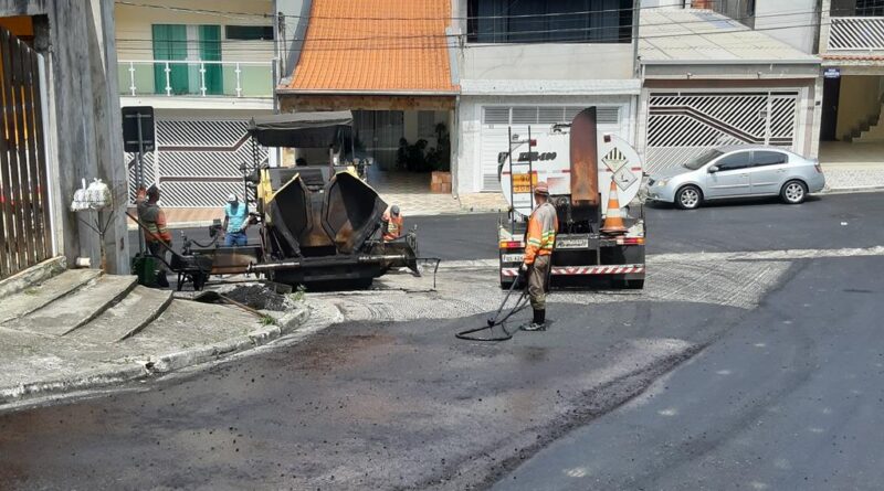 Alphaville melhorias no asfalto