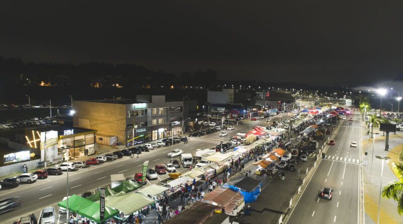 Feira noturna de Barueri Alphaville arraiá festa junina