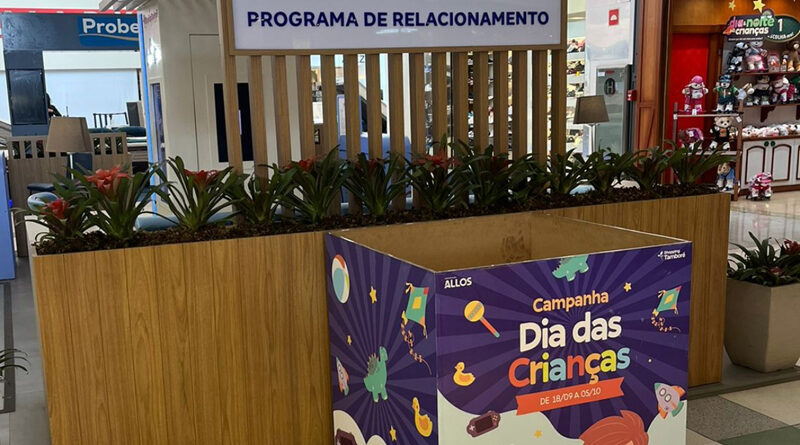 Dia das Crianças: Shopping Tamboré disponibiliza ponto de arrecadação de brinquedos até o dia 5