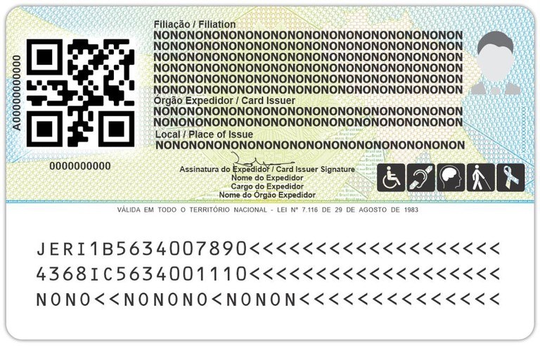 Nova Carteira de Identidade Nacional começa a ser emitida hoje, 6, em todos os Estados