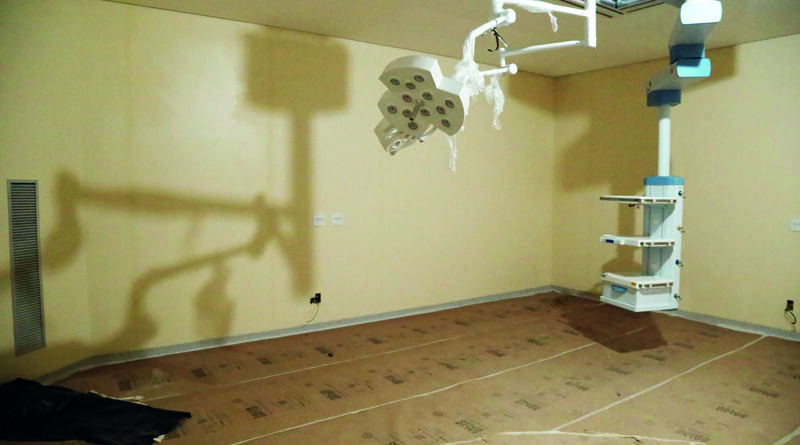 Obras do novo hospital de Santana de Parnaíba avançam e centros cirúrgicos começam a receber equipamentos