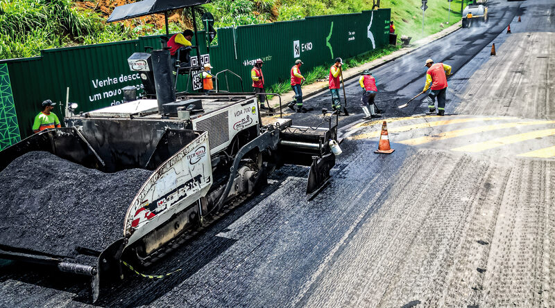 Alphaville e Jardim São Luís recebem obras de pavimentação