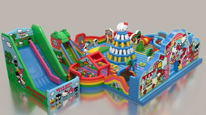 Parque Inflável da Hello Kitty chega ao Shopping Tamboré